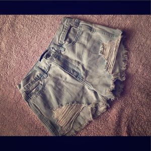 Hollister high rise shorts